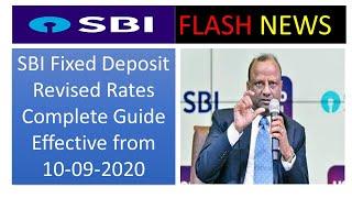 SBI Fixed Deposit Interest Rates|SBI FD Interest Rates 2020|SBI Fixed deposit New Interest Rates