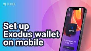 How to Set Up & Back Up your Exodus Wallet Mobile | Exodus Tutorial