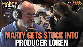 Marty Gets Stuck Into Producer Loren After On Air Stuff Up | The Marty Sheargold Show | Triple M