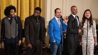 HAMILTON cast - Alexander Hamilton at the White House