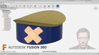 Understand the Surface Patch Workspace — Fusion 360 Tutorial #LarsLive 107