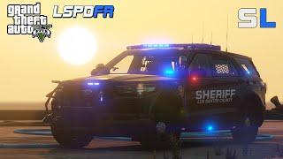 Exploring the New 2020 Sheriff Vehicle! Lights Galore! LSPDFR GTA5 S3