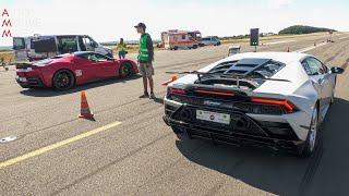 1200HP Klasen Motors Twin Turbo Lamborghini Huracan EVO - 0-330 KM/H Accelerations!