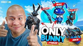 Free Fire But New Bunny Only Challenge in Solo Vs Squad  Tonde Gamer - Free Fire Max