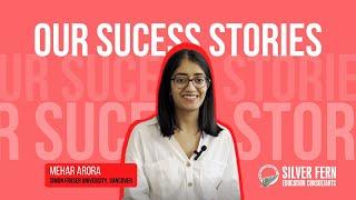 OUR STUDENT MEHAR | SHARING HER JOURNEY | INTERNATIONAL STUDENT IN CANADA | SIMON FRASER UNIVERSITY