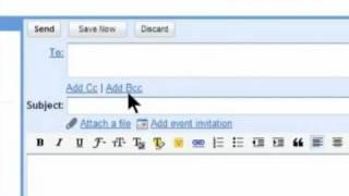 How to BCC in E-mail
