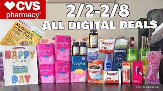 CVS COUPONING HAUL ALL DIGITAL DEALS || 2/2-2/8