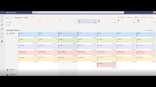 Automated Role-based scheduling with Microsoft Teams