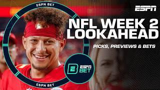 NFL Week 2: Picks, Previews & Bets  | ESPN BET Live