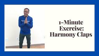 One Minute Exercise: Harmony Claps