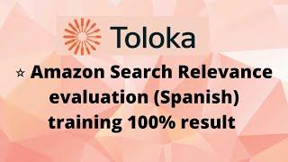 ⭐️ Amazon Search Relevance evaluation Spanish #training