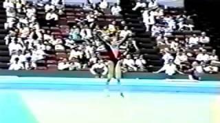 1995 University Games gymnastics Irina Golub FX