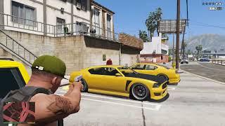 GTA 5 RDE 4.0.2 - Vagos Gang Shootout + Ten Star Escape