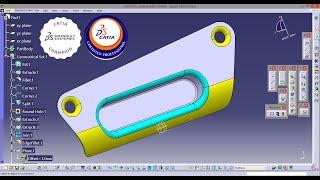 How to create a mechanical part using Generative Shape Design and CATIA Part Design 92