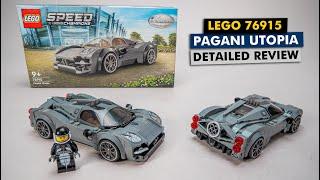 LEGO Speed Champions 76915 Pagani Utopia with 4 doors - detailed building review