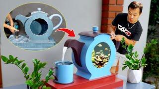 WOW! The giant aquarium teapot idea for your home