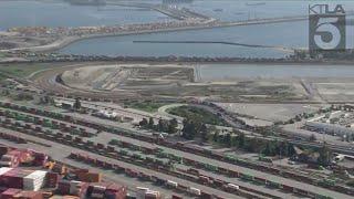 Technical issue causes major backup at Port of Los Angeles