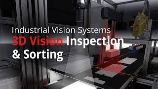 3D Machine Vision Inspection and Sorting Production Line | Robot Pick & Place