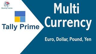 Multi currency in Tally Prime Tamil |  Export-Forex Gain Loss Adjustment in Tally Prime