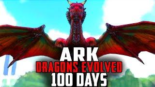 I Spent 100 Days in Arks Dragons Mods!