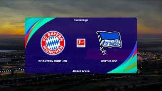 Bayern Munich vs Hertha BSC | Allianz Arena | 2020-21 Bundesliga | PES 2021