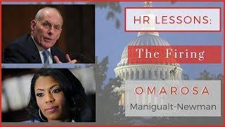 OMAROSA FIRED!  From threats to secret recordings - here is what we can learn from her termination.