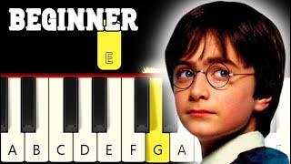 Hedwig's Theme - Harry Potter - Very Easy Piano tutorial