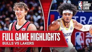 BULLS vs LAKERS | NBA SUMMER LEAGUE | FULL GAME HIGHLIGHTS