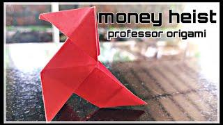 Money Heist Professor Origami Making| Paper origami