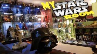 Plastic Planet Huge Star Wars Collection Room Tour! 2020 - Hot Toys, Sideshow, Kenner and More!