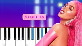 Doja Cat - Streets  | Piano Tutorial