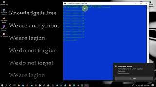 Changeing Text Color & background color in cmd(Command Prompt) with commands