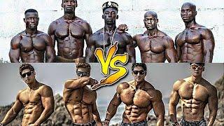 AFRICAN   VS  ASIAN BODYBUILDERS | Fitness & Bodybuilding Motivation