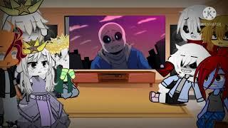 Past undertale react to sans Papyrus Gaster vs Betty (glitchtale series 4/?)