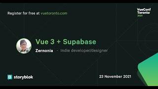 Vue 3 and Supabase by Zernonia