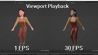 How to Optimise Viewport Playback in Blender