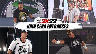 WWE 2K23: All John Cena Entrances in Classic Arenas!