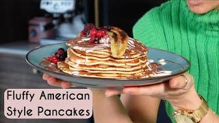 EASY AMERICAN STYLE FLUFFY PANCAKES | QUICK PANCAKE RECIPE | Kerry Whelpdale