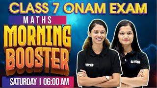 CLASS 7 MATHS | ONAM EXAM FINAL BOOSTER | EXAM WINNER CLASS 7