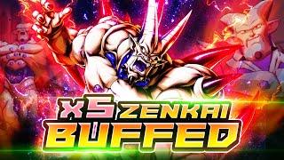 5x ZENKAI BUFFED LF OMEGA SHENRON DOES SAIYAN SHATTERING DAMAGE! EPIC UNIT! | Dragon Ball Legends