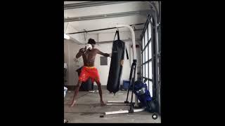 Blueface Teaches His Son How To Box  (Must Watch)