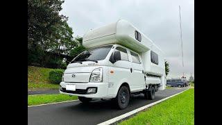 2021 HYUNDAI Porter 柴油小霸王3.5噸 雙箱+露營車 低里程 車況優 避震剎車系統升級 全車影像 都改好了