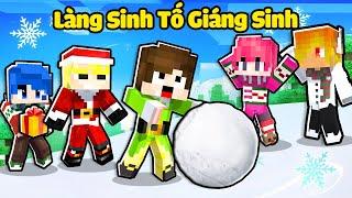 Làng Sinh Tố Đón Giáng Sinh Trong Minecraft