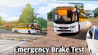 VRL Volvo Bus Brake Test | Euro Truck Simulator 2 | Bus Mod