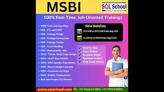 At SQL School, we provide Trainings and Projects