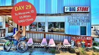 Cycling Pavement - Cream Pie Breakfast - Small Towns - Moscow, ID ( DAY 29 Bikepacking & Rest Day )