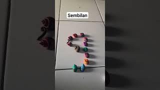 kelomangnya membentuk sembilan angka