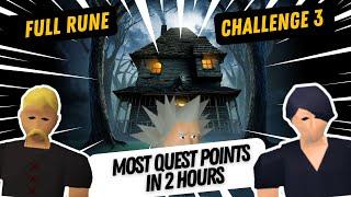 OSRS Challenge 3: Most Quest Points in 2 Hours