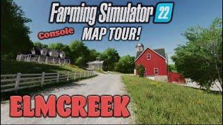 “ELMCREEK” FS22 EARLY MAP TOUR! | NEW MAP! Farming Simulator 22 (Review) PS5.