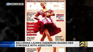 Ballerina Lauren Anderson shares her struggle with addiction